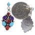 Sterling Silver Jewelry Turquoise Multicolor Post Earrings HS33416